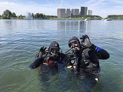 Тренировочный спуск под воду с прямым наблюдением PADI OWSI # 351118 Владимира Сандрова